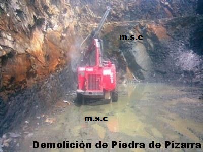 Demolicion de Piedra de Pizarra